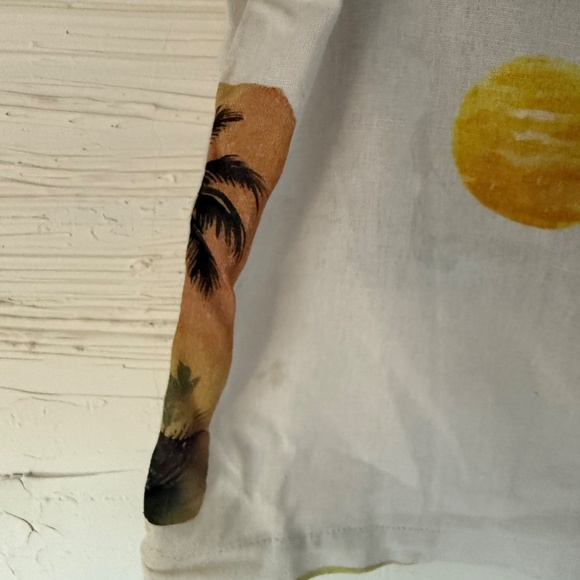 Anthropologie | C&C California Linen Vacation Print Shirt | Size M - Picture 7 of 7